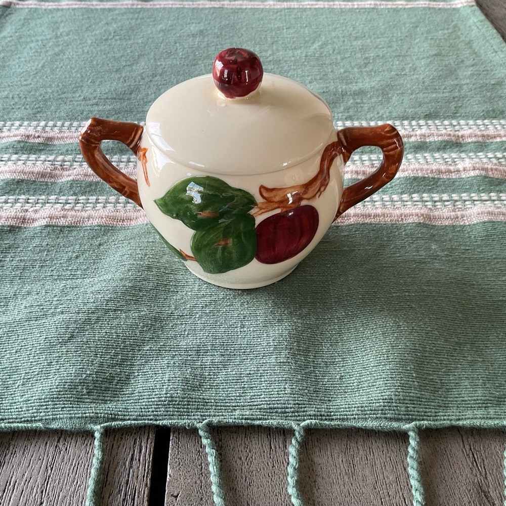 Franciscan Apple Sugar Bowl
